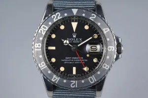 1966 Rolex GMT 1675 Mark I Dial with Faded Insert