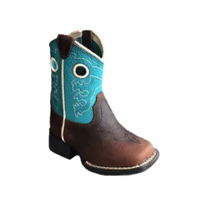 Ariat M&F Kid's  Lil' Stompers Crossfire Turquoise Boot