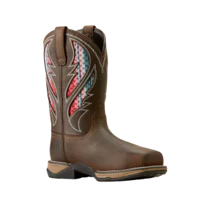 Ariat Women's Anthem Composite Toe Work Dark Chocolate Sarape Boots