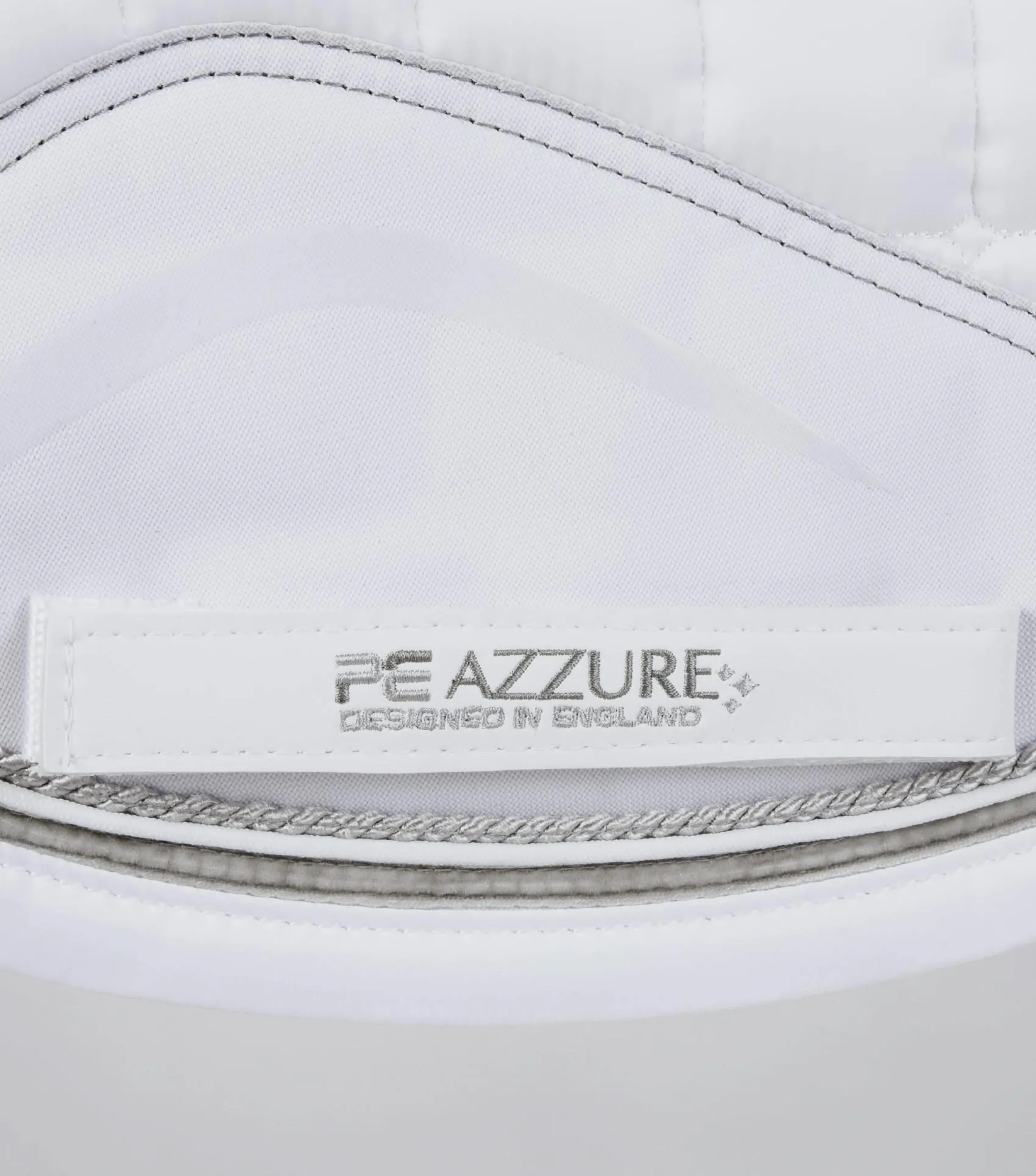 Azzure Anti-Slip Satin Dressage Square White