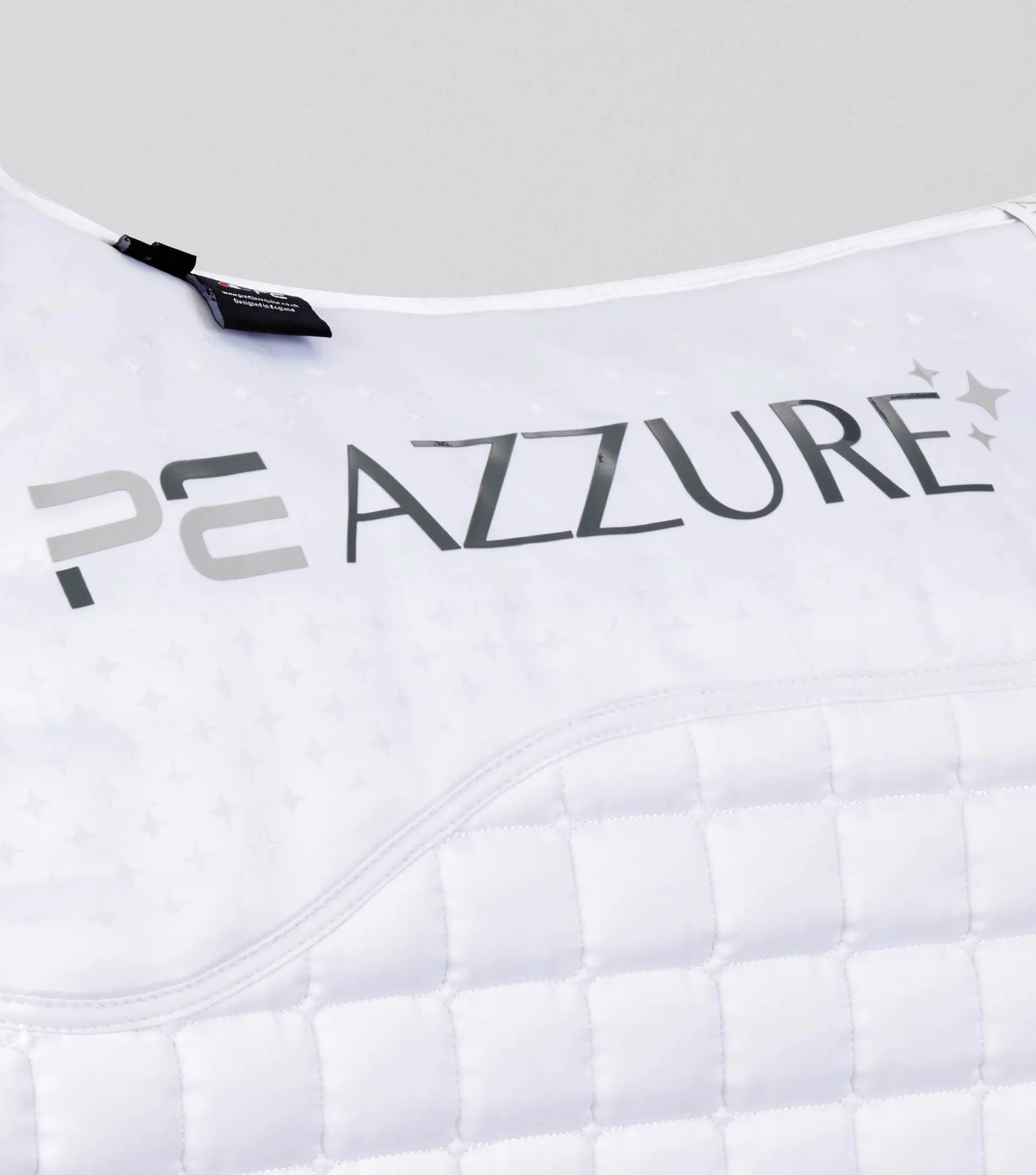 Azzure Anti-Slip Satin Dressage Square White