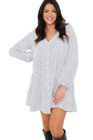 Button Down Mini Dress