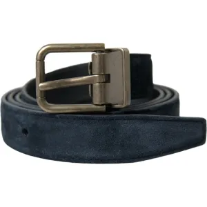 Dolce & Gabbana Elegant Suede Calf Leather Belt