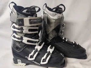 Black Fischer Zephyr 10 Womens Ski Boots Size 25.5 - Used Condition