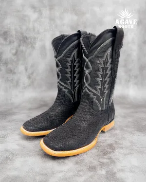 GENUINE BLACK MATTE PYTHON | MEN’S COWBOY BOOTS