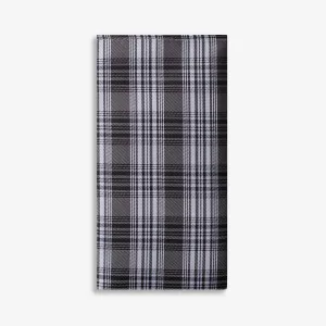 Gray Is Great Plaid Pocket Square