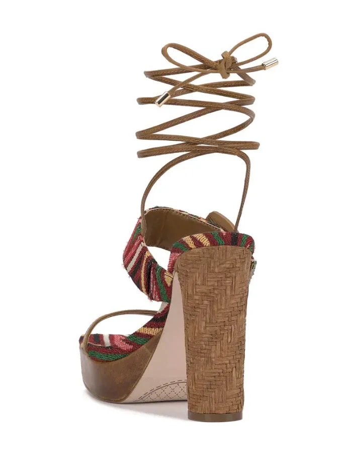 Jessica Simpson Caelia Ankle Lace Up Platform Sandal F107