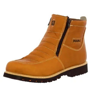 Mens 300TR Honey Brown Work Boots Slip Resistant - Soft Toe