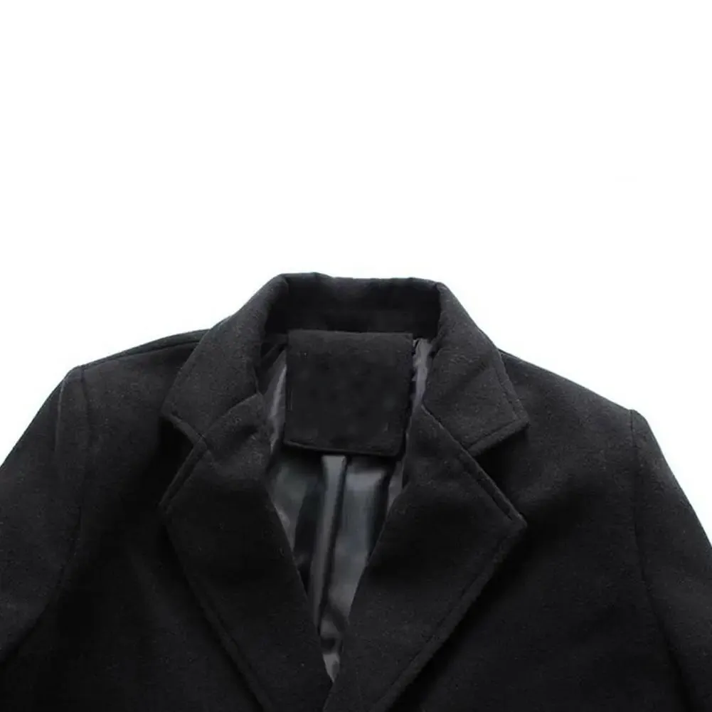 Men's Fashion Woollen Business Coat