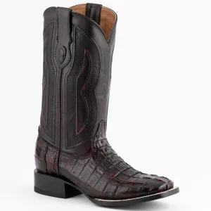 Men's Ferrini Dakota Caiman Hornback Square Toe Boots 1049308