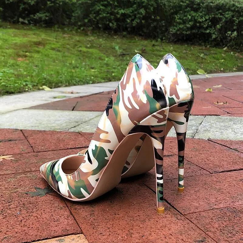 Pre Order:  Green Camouflage Pumps