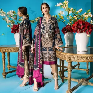 Sana Safinaz Muzlin Winter Collection 2018 – 2B