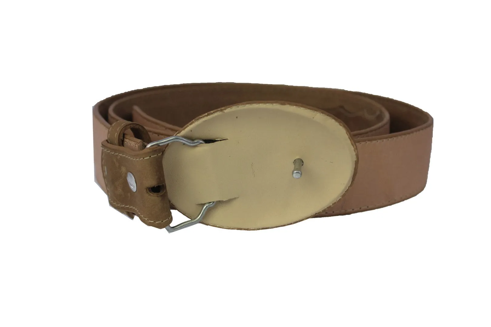 Sand #460 Western Cowboy Belt Leather - Removable Buckle