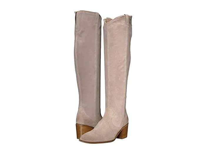 Sbicca Izzy Taupe Knee High Boots