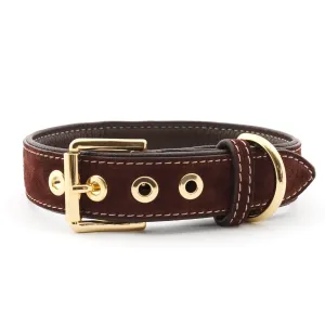 Suede Leather Dog Collar by William Walker - Makassar