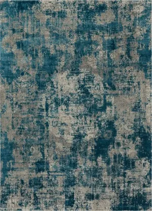 Tryst R1074 4311 Bari Grey Blue Rug