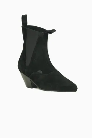 Underground Fred Winklepicker Black Suede Boot