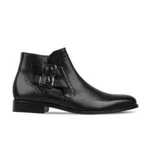 Zottegem - Men's Black Calf Leather Jodhpur Boot